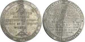 Médaille politique 1848 - 3 juillet - Exposition des théories de Proudhon 