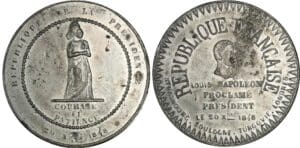Médaille politique 1848 - Election du président 