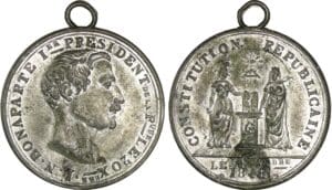 Médaille politique 1848 - 20 décembre - Proclamation du président 