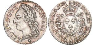 Louis XV - 1/10 écu à la vieille tête - 1771 A (Paris)