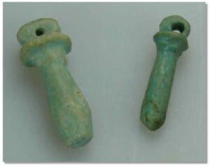 Egypte - Lot d'amulettes de fleurs de lotus - 663-332 av. J.-C.