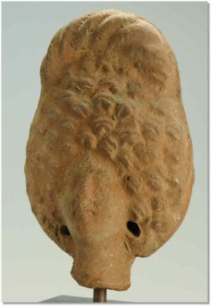 Romain - Tête en terre cuite - Ier-IIIème siècle ap. J.-C.