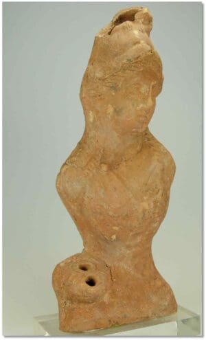 Romain - Buste d'Athéna en terre cuite - Ier-IIIème siècle ap. J.-C.