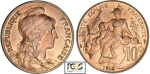 10 centimes Dupuis - 1914