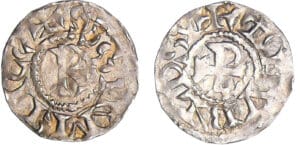 Dauphiné - Archevêché de Vienne - Thibaut et Rodolphe III - Denier