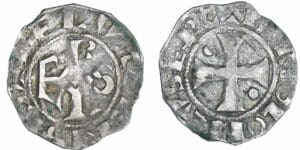 Picardie - Evêché de Beauvais - Barthélémy de Montcornet - Denier