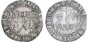 Henry VI de Lancastre - Blanc aux écus - Saint-Lô