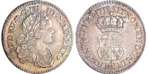 Louis XV (1715-1774) - 1/10 d'écu de France-Navarre - 1718 BB (Strasbourg)