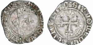 Charles VI - Blanc guénar - 12ème émission - Chinon