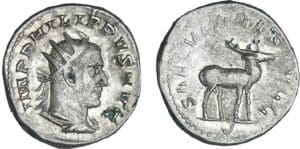 Philippe Ier - Antoninien (248, Rome) - Cerf