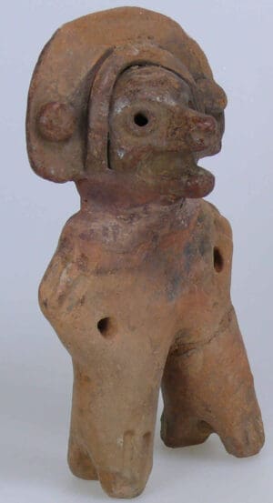 Précolombien - Poupée rituelle en terre cuite - 3ème-5ème siècle