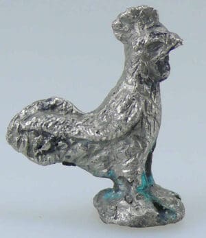 Romain - Coq en argent - 1er-3ème siècle