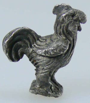 Romain - Coq en argent - 1er-3ème siècle