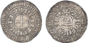 Philippe IV (1285-1314) - Gros tournois à l'O rond