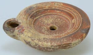 Romain - Lampe à huile en terre cuite - 1er siècle av J.-C.