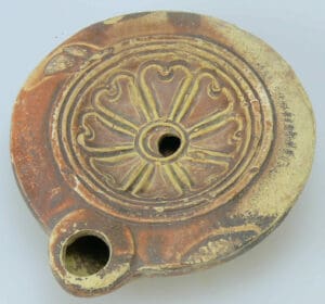 Romain - Lampe à huile - Rosace - 1er siècle