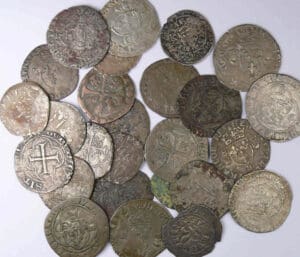 Lot de 27 monnaies royales françaises