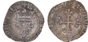 Charles VI (1380-1422) - Gros florette - La Rochelle