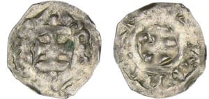 Normandie - Henry Ier d'Angleterre - Denier dégénéré