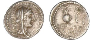 Cassius - Denier (43-42 av. J.-C.)