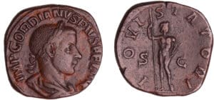 Gordian III - Sesterce (241-3, Rome) - Jupiter