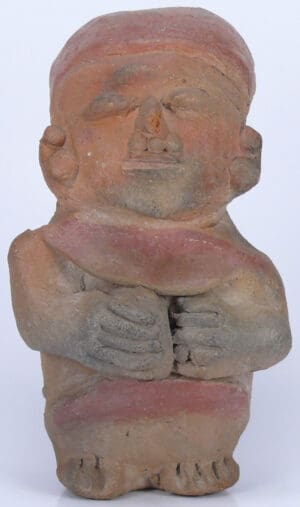 Précolombien - Equateur Jama-Coaque - Poupée en terre cuite - 800-1500