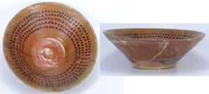 Islamique - Plat en terre cuite - 8ème-9ème siècle