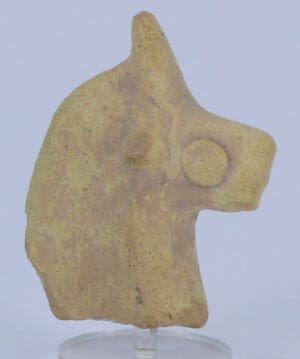 Proche-Orient - Protomé de cheval en terre cuite - 2ème-3ème mill.