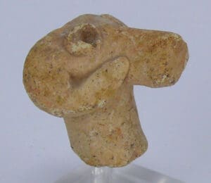 Proche Orient - Protomé de bélier en terre cuite - 3000-2000 av. J.-C.