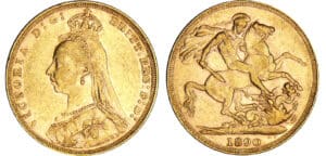 Angleterre - Victoria (1837-1901) - Souverain 1890