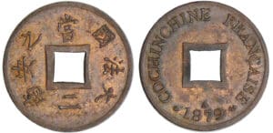Cochinchine - Sapèque 1879 A
