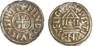 Louis 1er Le Pieux (814-840) - Denier au temple