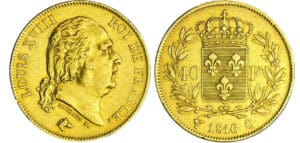 Louis XVIII (1815-1824) - 40 francs 1816 Q (Perpignan)