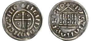 Louis 1er Le Pieux (814-840) - Denier au temple