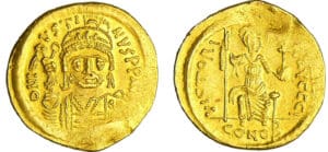 Justin II - Solidus (565-578, Constantinople)
