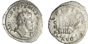 Postume - Antoninien (260-5, Cologne) - Galère