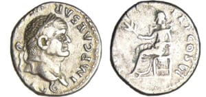 Vespasien - Denier - (75, Rome)