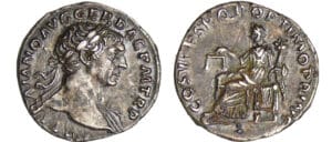 Trajan - Denier (108, Rome) - L'Equité