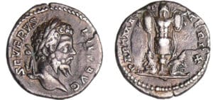 Septime Sévère - Denier (202, Rome) - Trophée