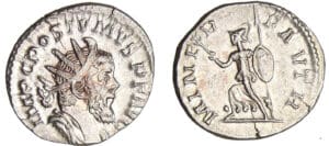 Postume - Antoninien (262, Cologne) - Minerve