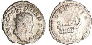Postume - Antoninien (260-265, Cologne) - Galère