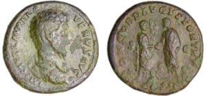 Lucius Vérus - Sesterce (161, Rome)