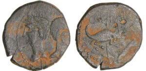 Agrippa et Auguste - Dupondius de Nîmes - (9-3 av. (J.-C.)