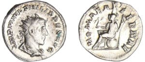 Philippe 1er - Antoninien (245-247, Rome) - Rome assise