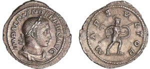 Alexandre Sévère - Denier (232, Rome) - Mars