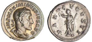 Maximin 1er - Denier (325-326, Rome) - La Paix