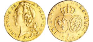 Louis XV (1715-1774) - ½ louis d’or au bandeau 1746 S (Reims)