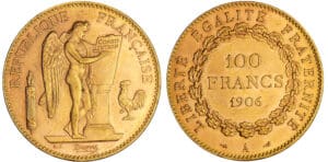 Troisième république (1871-1940) - 100 francs Génie 1906 A (Paris)