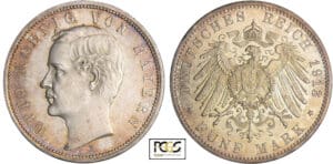 Allemagne - Bayern - Otto (1886-1913) - 5 Mark 1913 D