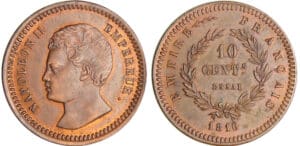 Napoléon II - 10 centimes 1816 Essai